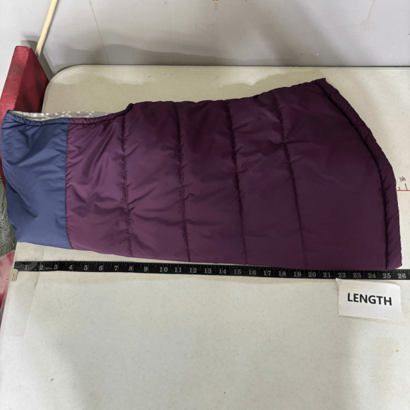 Ocean + Coast Women's Hooded Vest Size M Colorblock Puffer Vest Lightweight - Picture 6 of 10